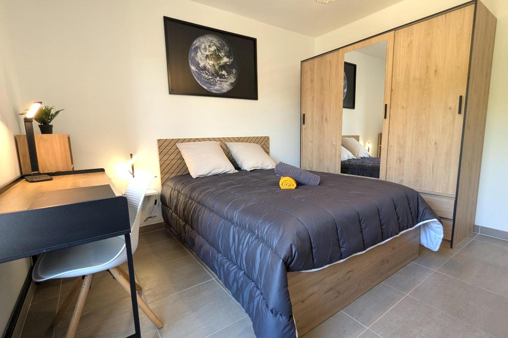 With Terrace In The Heart Of Appartement